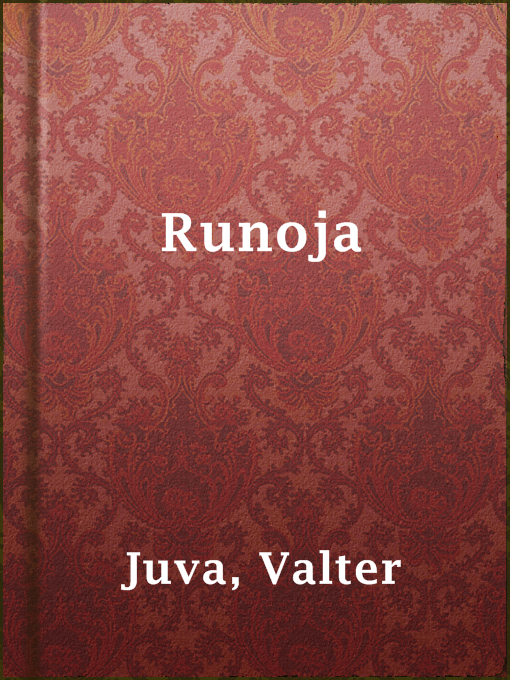 Title details for Runoja by Valter Juva - Available